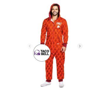 MEN'S TACO BELL STRAIGHT FIRE JUMPSUIT (NEW WITH TAGS)